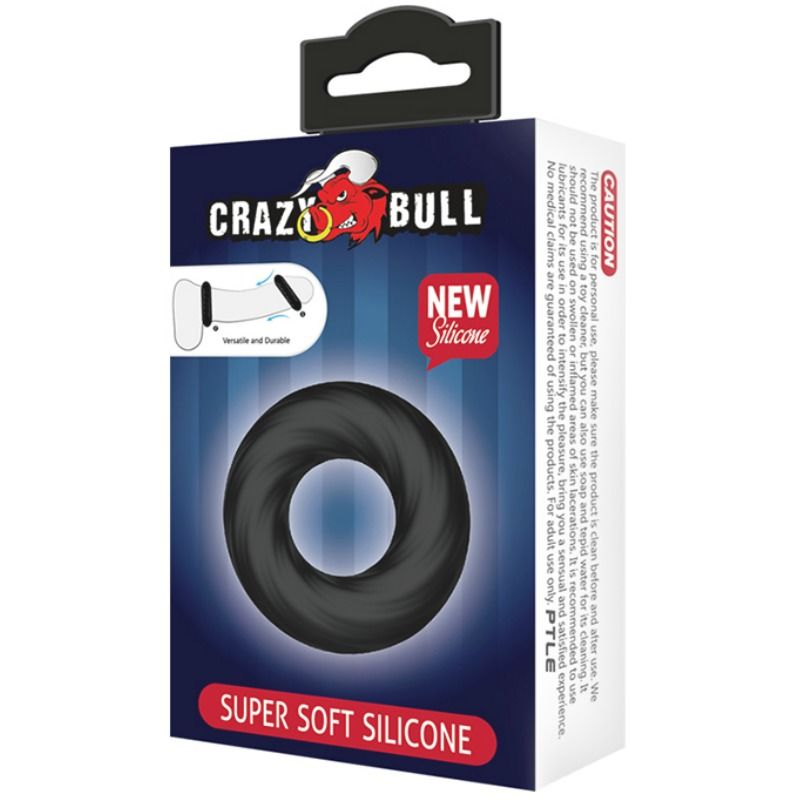 CRAZY BULL - ANEL DE SILICONE SUPER MACIO - Sex Shop Sexy