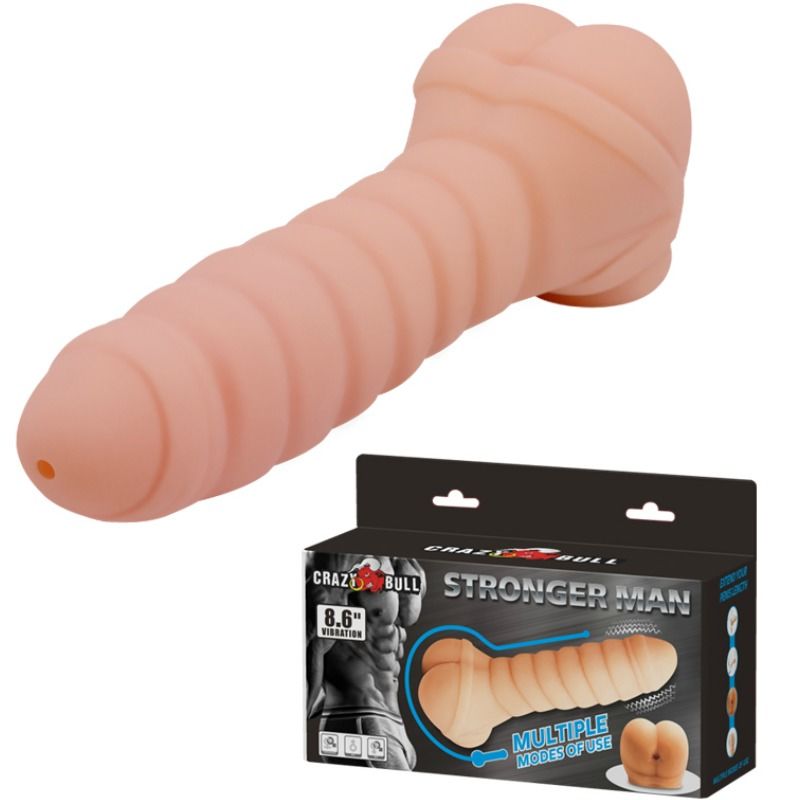 CRAZY BULL - PÉNIS MULTIFUNÇÕES 21.8 CM - Sex Shop Sexy