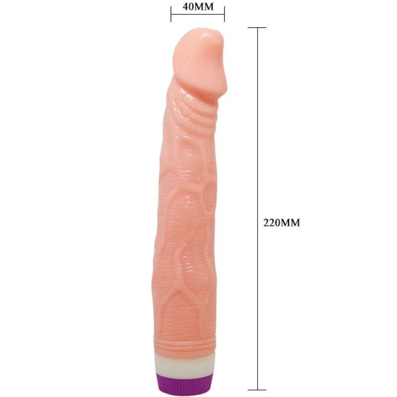 VIBRADOR REALÍSTICO NATURAL 22 CM - Sex Shop Sexy