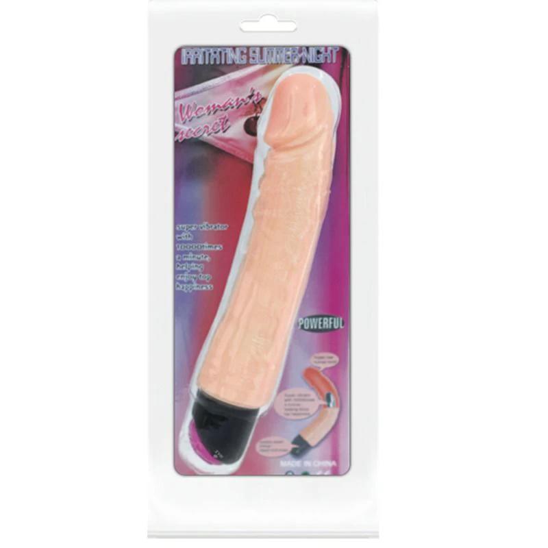 VIBRADOR REALÍSTICO FLEXÍVEL 25 CM - Sex Shop Sexy