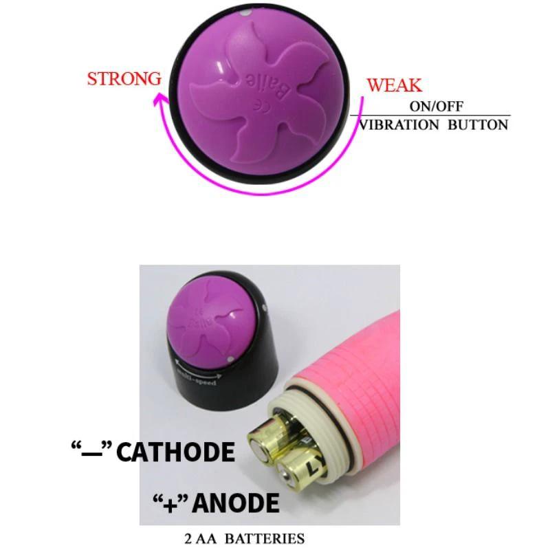 COLORIDO VIBRADOR SEXUAL REALÍSTICO - Sex Shop Sexy