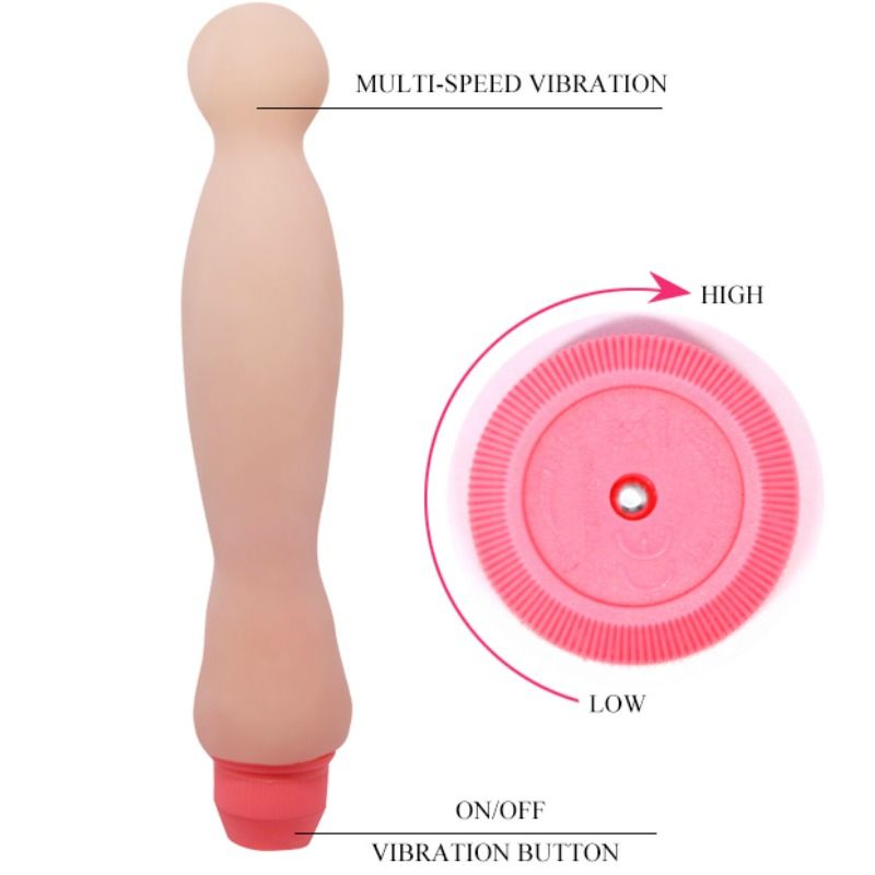 BAILE - VIBRADOR DE COLUMNA SENSUAL FLEXI VIBE 22 CM