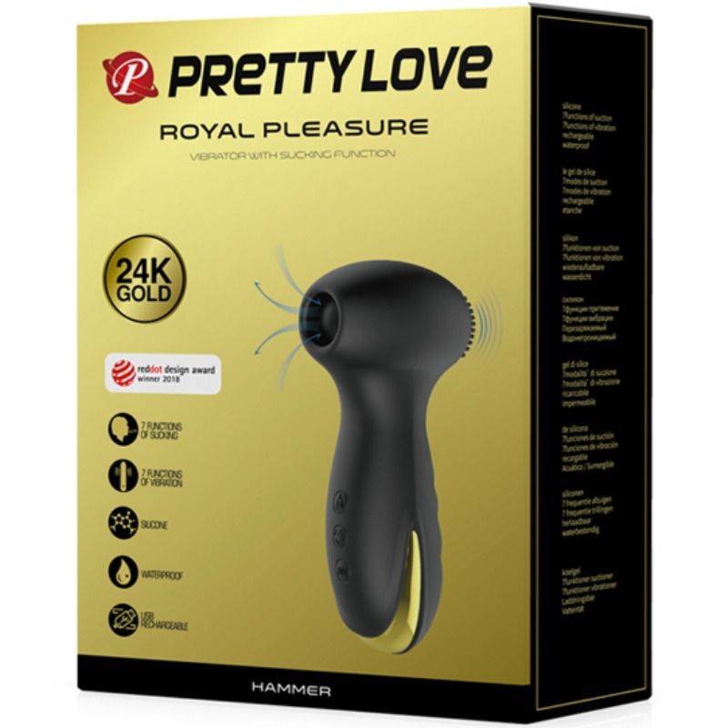 PRETTY LOVE - SMART HAMMER VIBRAÇÃO E SUCÇÃO