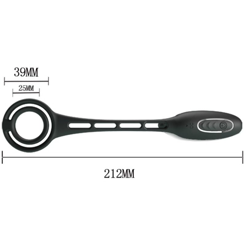 PRETTY LOVE - ANÉIS PARA PÊNIS COM PLUG VIBRADOR - Sex Shop Sexy