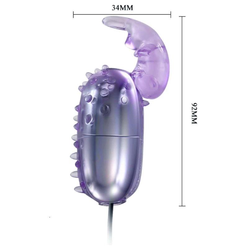 SUPER VIBRADOR OVO VIBRATÓRIO COM ESTIMULADOR - Sex Shop Sexy