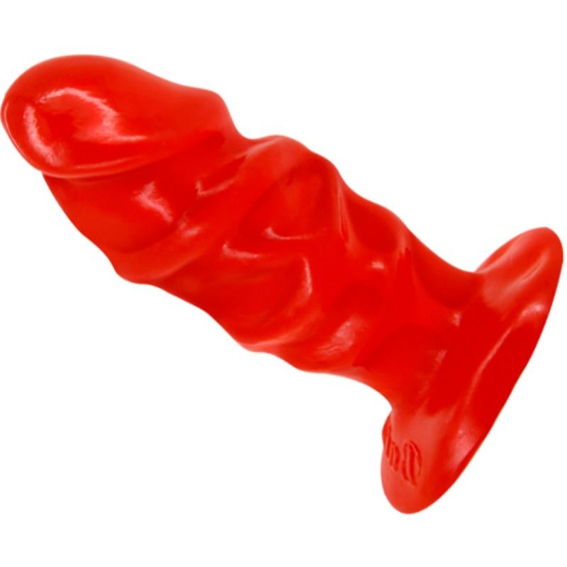 BAILE - PLUG ANAL UNISSEXO COM VENTOSA VERMELHO - Sex Shop Sexy