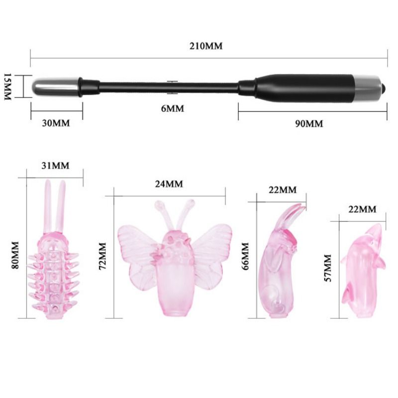 BAILE - WIZARD MAGIC WAND ESTIMULADOR COM VIBRAÇÃO - Sex Shop Sexy