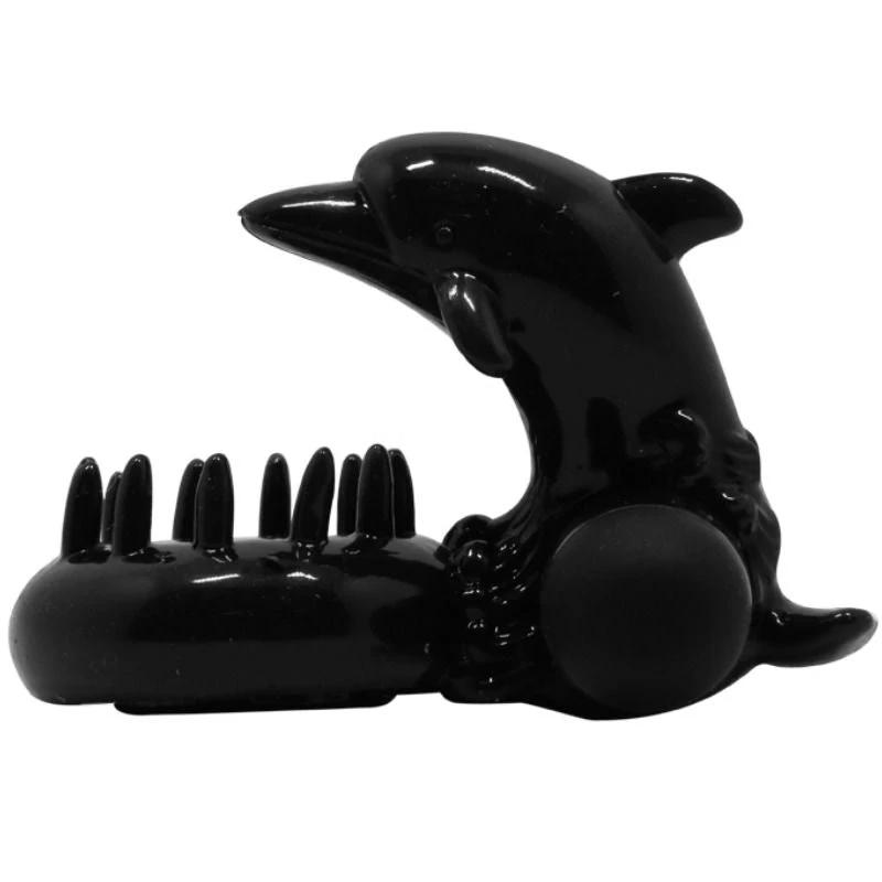 ANEL DOCE COM ESTIMULADOR CLITÓRIS GOLFINHO - Sex Shop Sexy