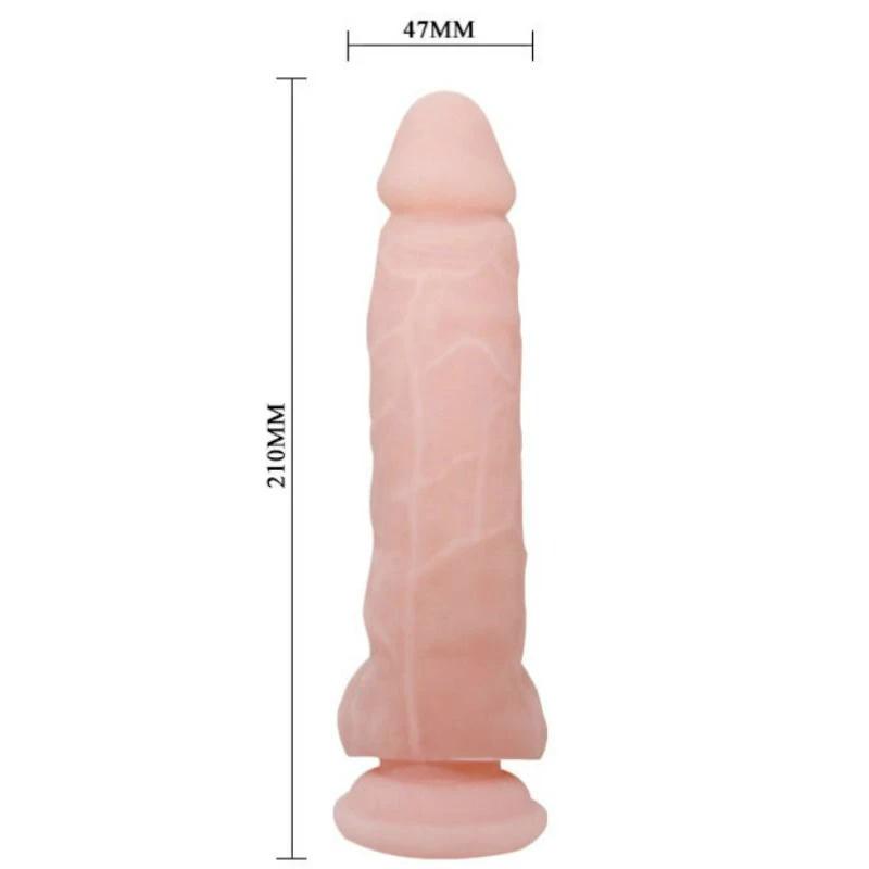 SUPER DILDO REALÍSTICO NATURAL 21,5 CM - Sex Shop Sexy