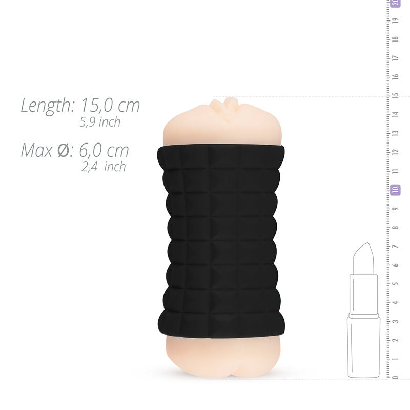 WOMANVIBE - MASTURBADOR DUPLO GUMY - Sex Shop Sexy