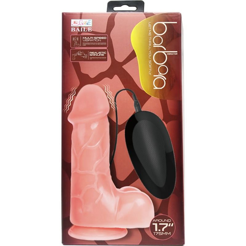 Baile - Vibrador Realista Natural Barbara