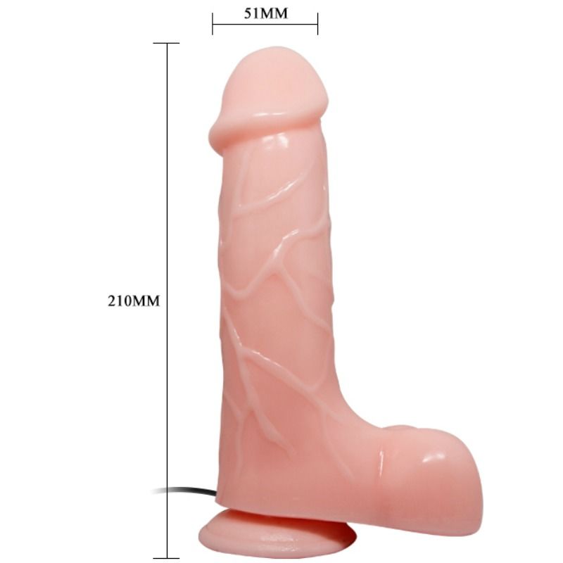 Baile - Vibrador Realista Natural Barbara 21 Cm