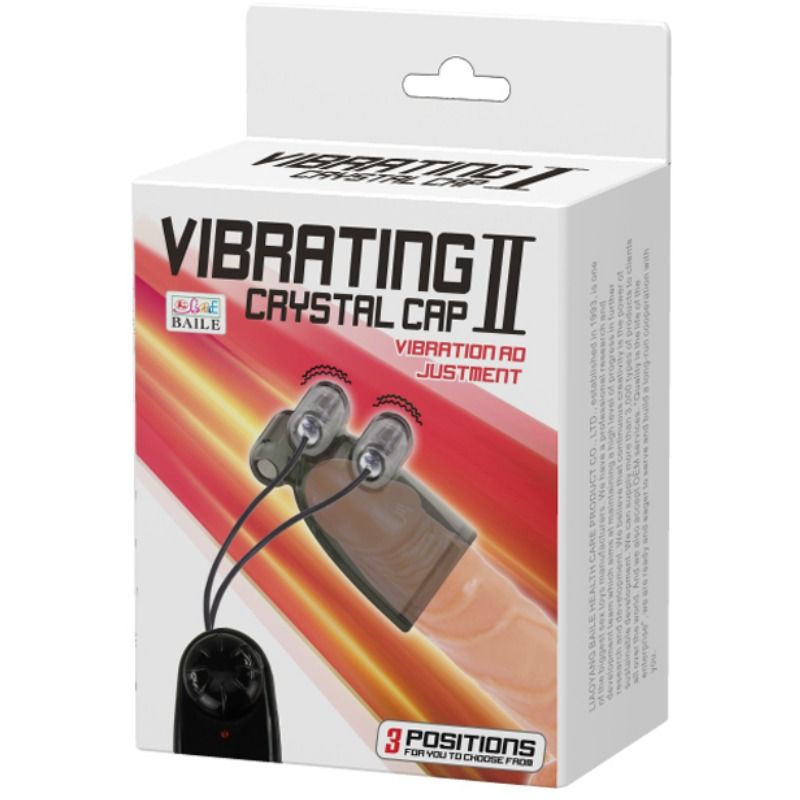 BAILE - FUNDA VIBRATÓRIA VIBRATING CRYSTAL CAP II