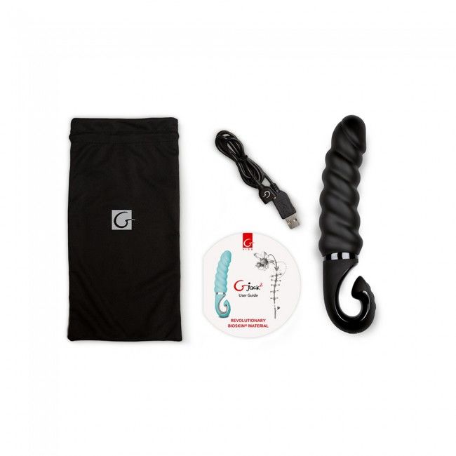 G-VIBE - G-JACK 2 - DILDO VIBRADOR PRETO