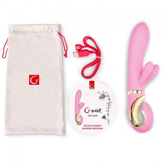 G-VIBE - G-RABBIT VIBRADOR COELHO ROSA