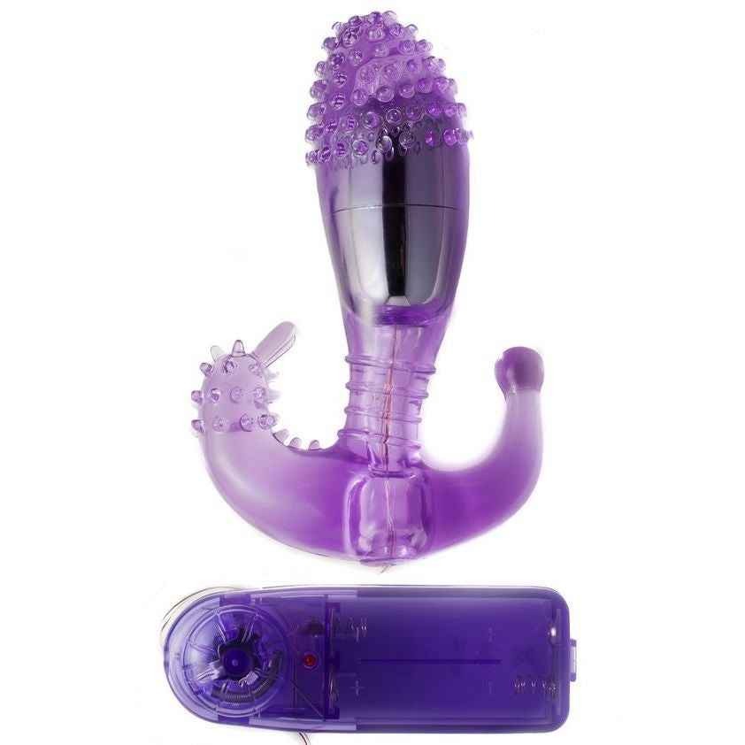 BAILE - ESTIMULADOR VAGINAL E ANAL COM VIBRAÇÃO LILA