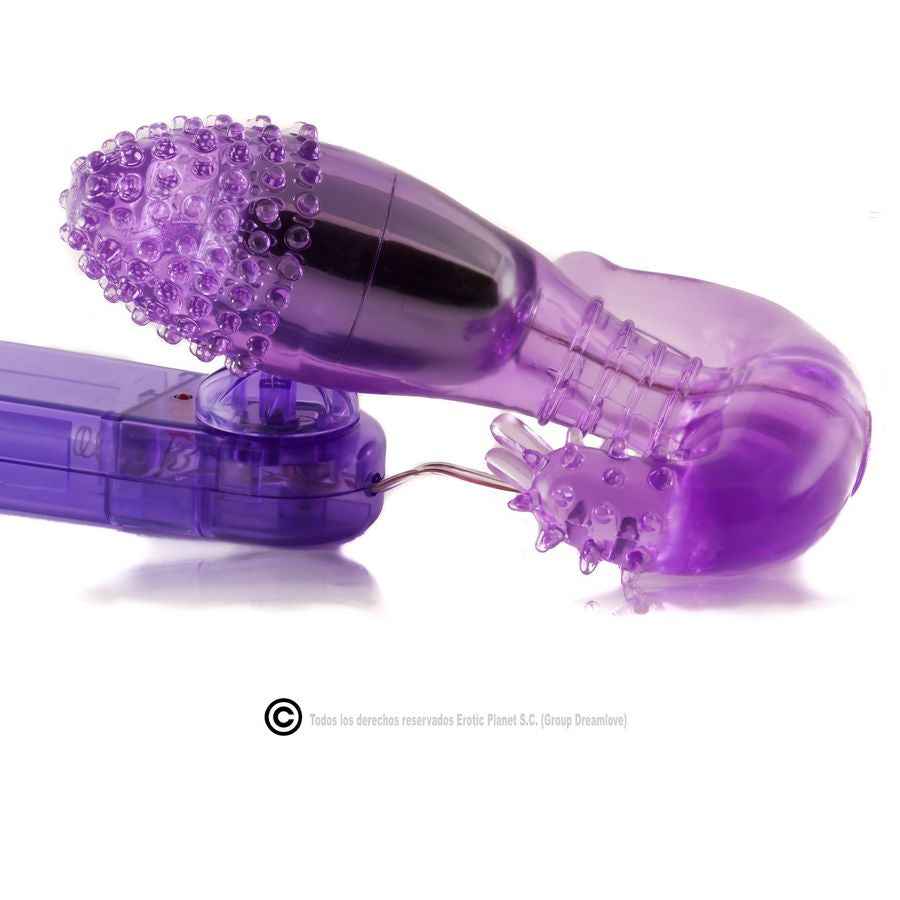 BAILE - ESTIMULADOR VAGINAL E ANAL COM VIBRAÇÃO LILA