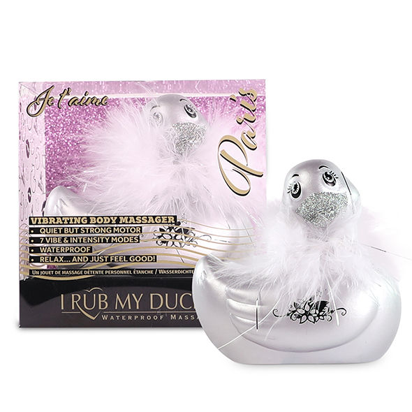 BIG TEASE TOYS - I RUB MY DUCKIE 2.0 | PATO VIBRADOR PARIS (PRATEADO)