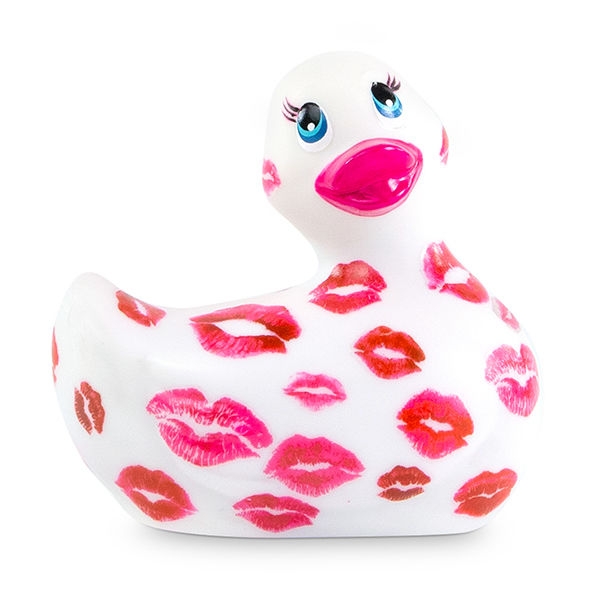 BIG TEASE TOYS - I RUB MY DUCKIE 2.0 | PATO VIBRADOR ROMANCE (BRANCO & ROSA) - Sex Shop Sexy