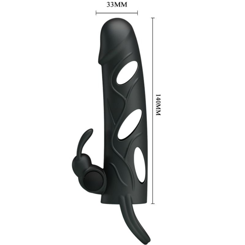 PRETTY LOVE - CAPA DE SILICONE COM VIBRAÇÃO 14 CM 2.0 - Sex Shop Sexy