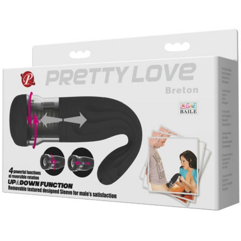 PRETTY LOVE - BRETON MASTURBADOR MASCULINO MULTIFUNÇÃO - Sex Shop Sexy