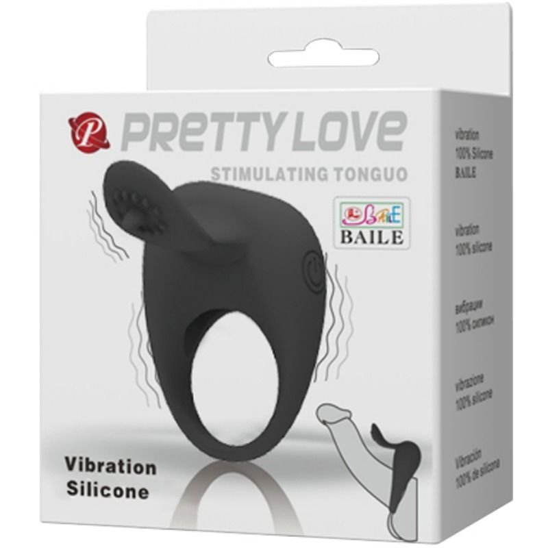 Pretty Love - Anel Vibrador Com Língua
