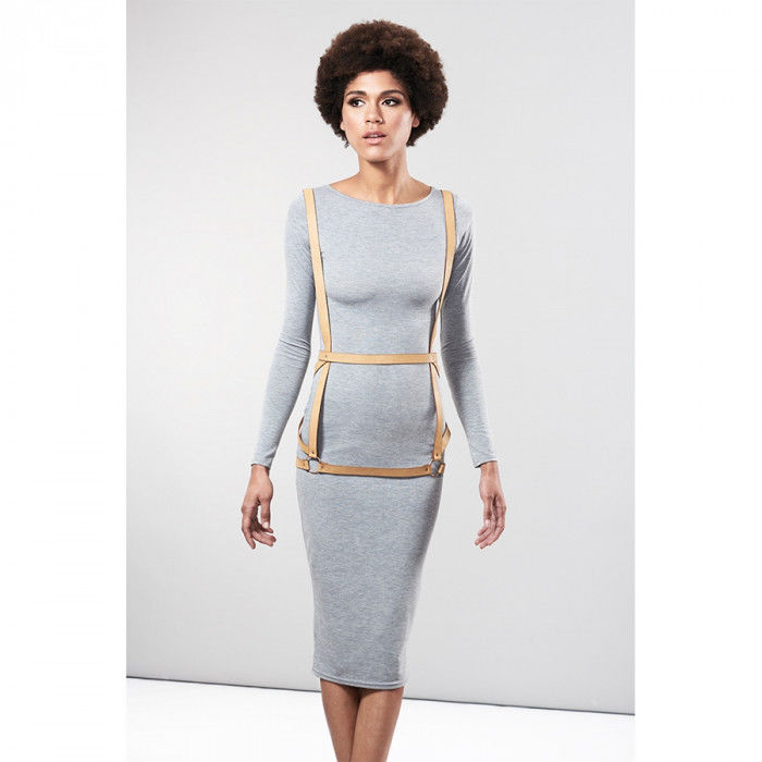 BIJOUX - INDISCRETS MAZE ARNÊS FORMA DE VESTIDO CASTANHO - Sex Shop Sexy