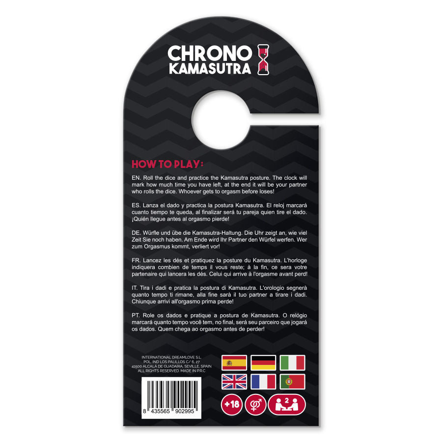 ARIA - CHRONO KAMASUTRA RELÓGIO DE AREIA + DADO