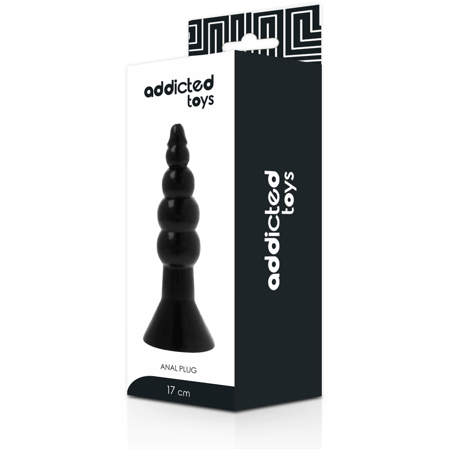 Addicted Toys - Plug Anal 17 Cm Preto