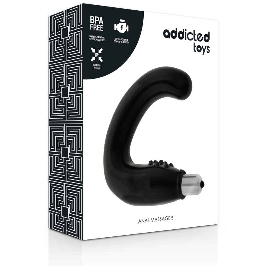 ADDICTED TOYS - ESTIMULADOR ANAL PRETO