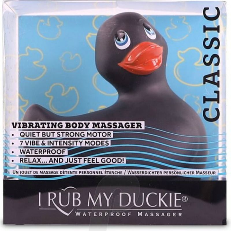 BIG TEASE TOYS - I RUB MY DUCKIE CLASSIC PATO VIBRADOR PRETO