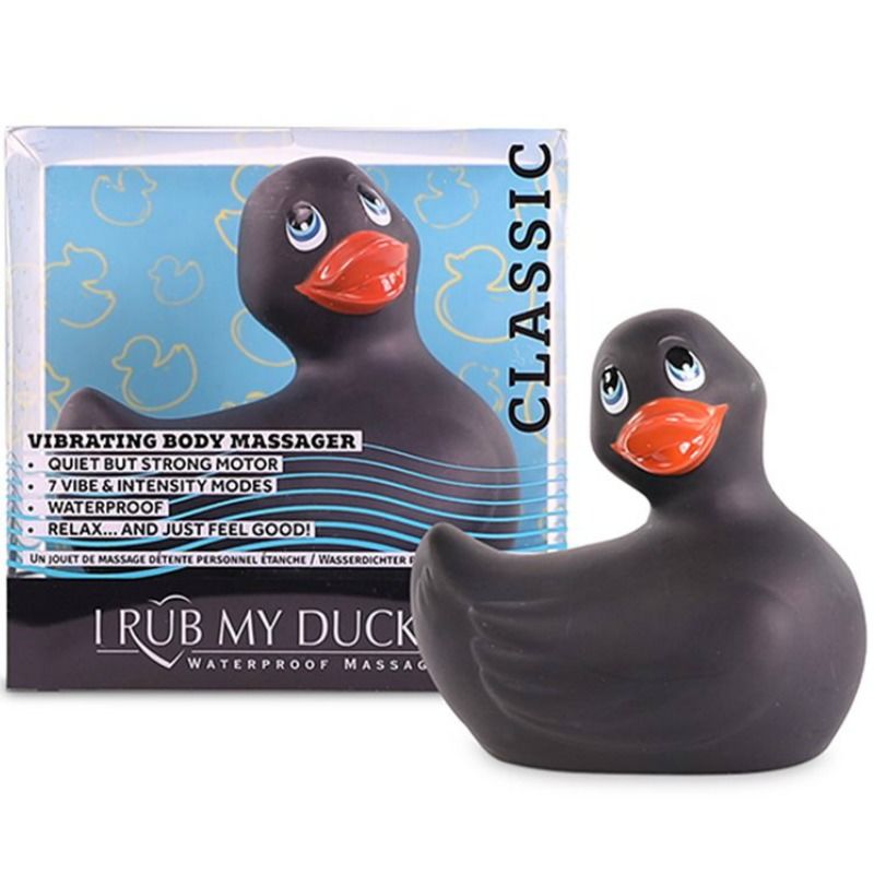 BIG TEASE TOYS - I RUB MY DUCKIE CLASSIC PATO VIBRADOR PRETO