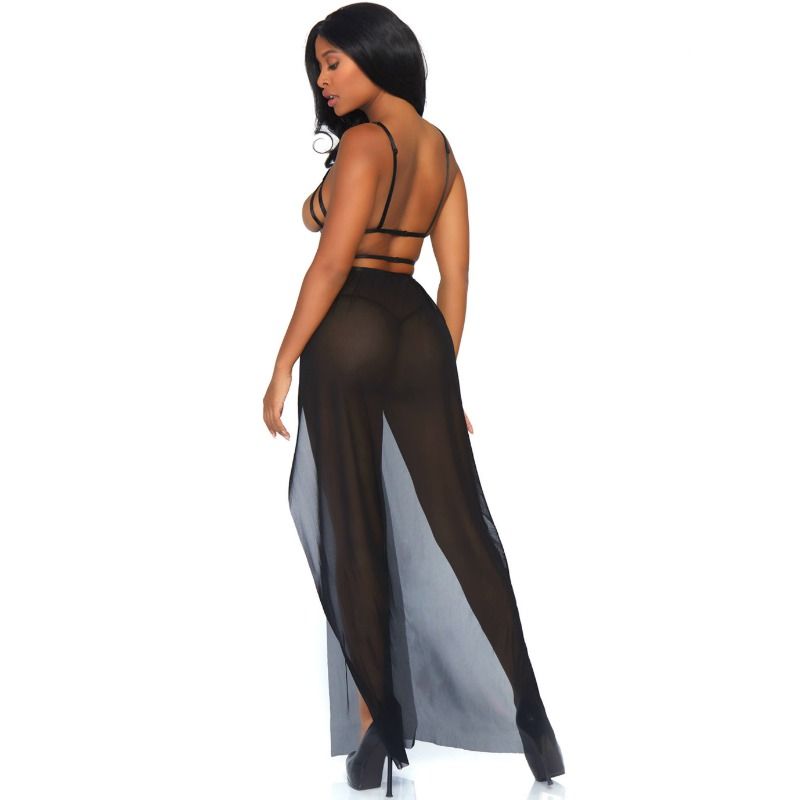 LEG AVENUE - VESTIDO COM ALÇAS NO PEITO S/M