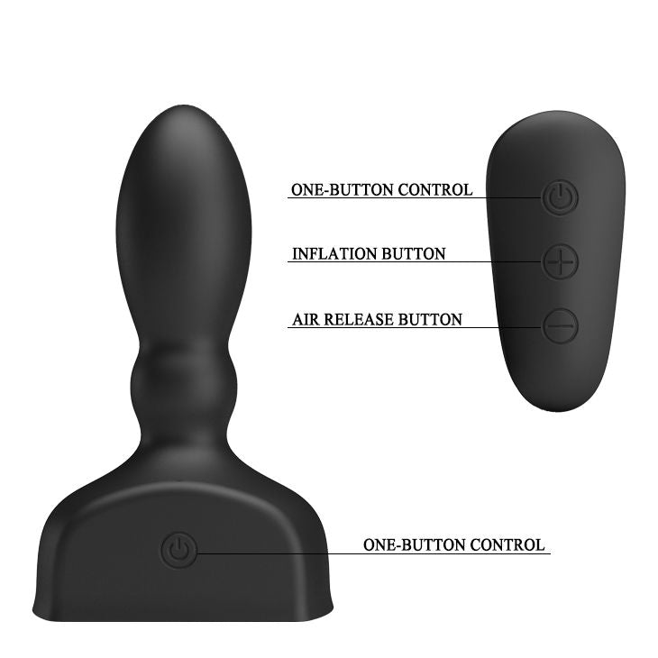 PRETTY LOVE - MARRIEL VIBRADOR PROSTÁTICO E INSUFLÁVEL