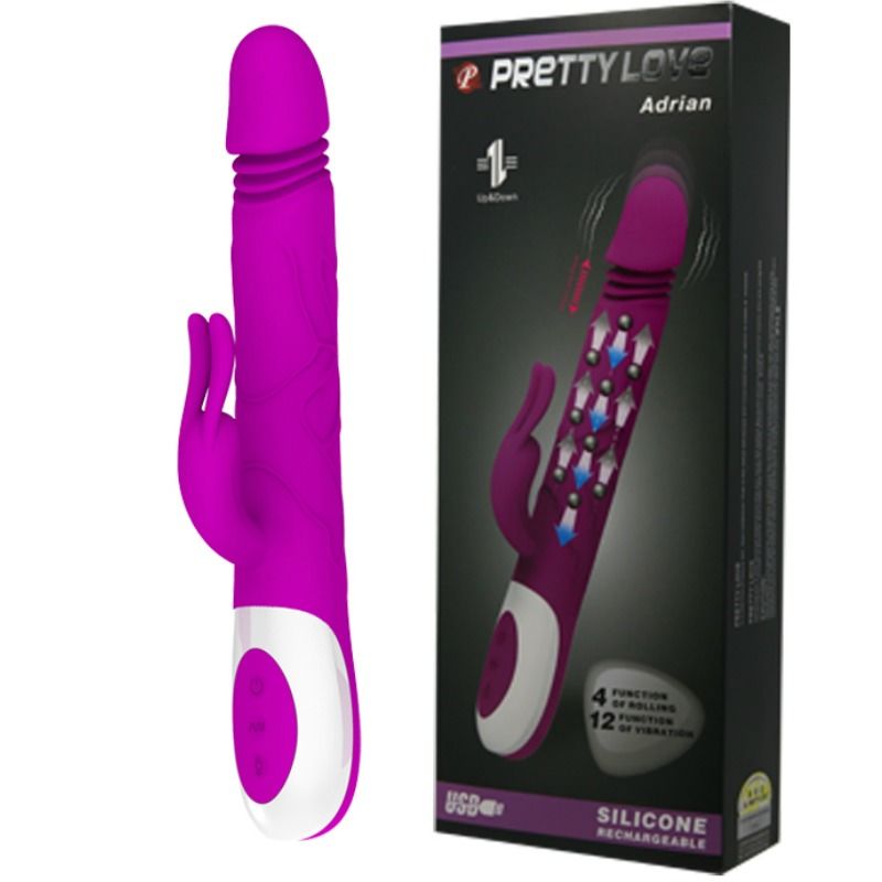 PRETTY LOVE - ADRIAN MULTIFUNÇÃO RECARREGÁVEL