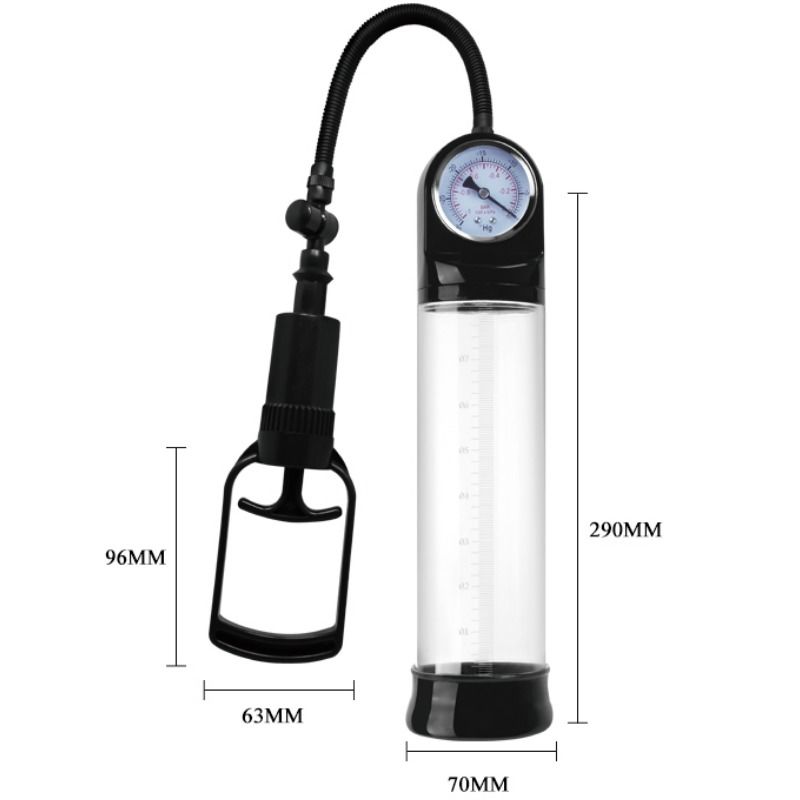 PRETTY LOVE - PENIS PUMP WITH BAROMETER
