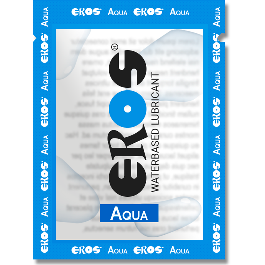 EROS AQUA - LUBRIFICANTE BASE ÁGUA 4 ML