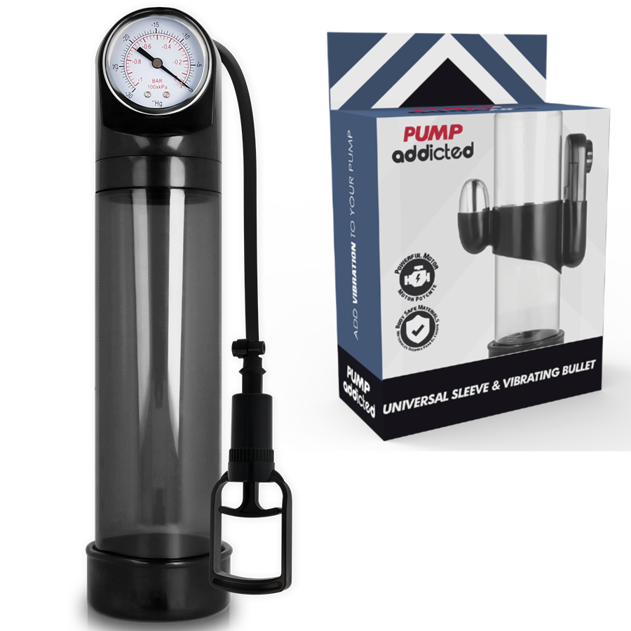 Pump Addicted - Vibrador Preto Rx9