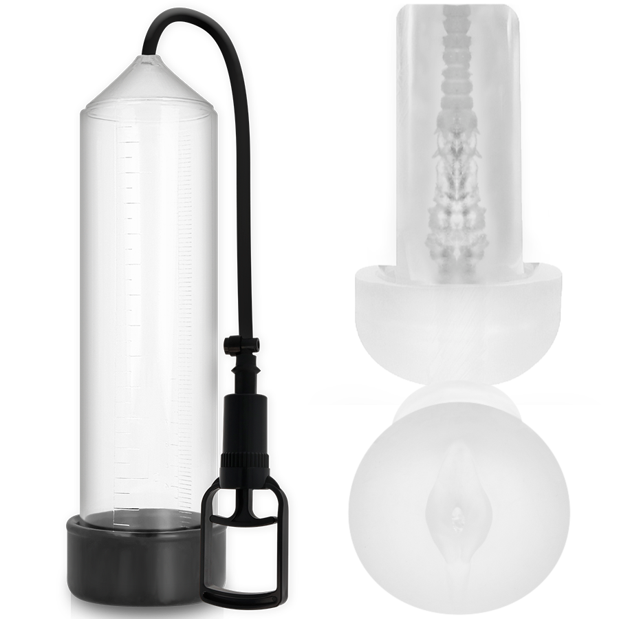 Pump Addicted - Rx7 Transparente Com Masturbador