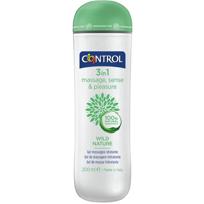 CONTROL - WILD NATURE GEL MASSAGEM 3 EM 1 200 ML