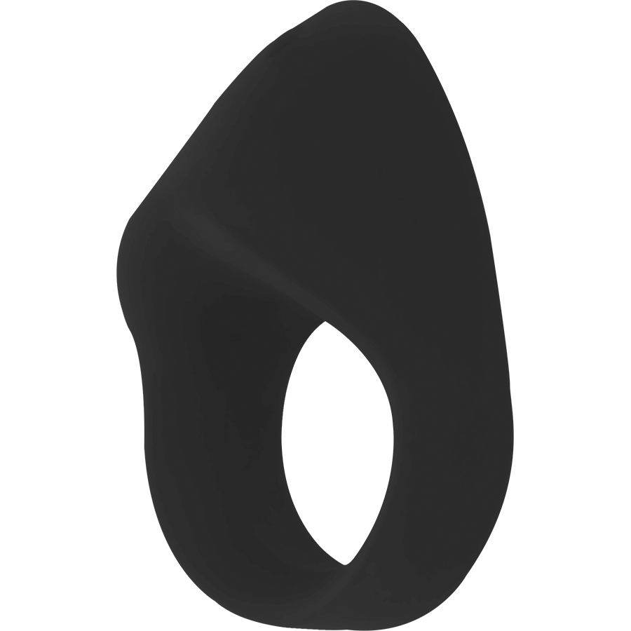 Intense - Anel Vibrador Recarregvel Oto Preto