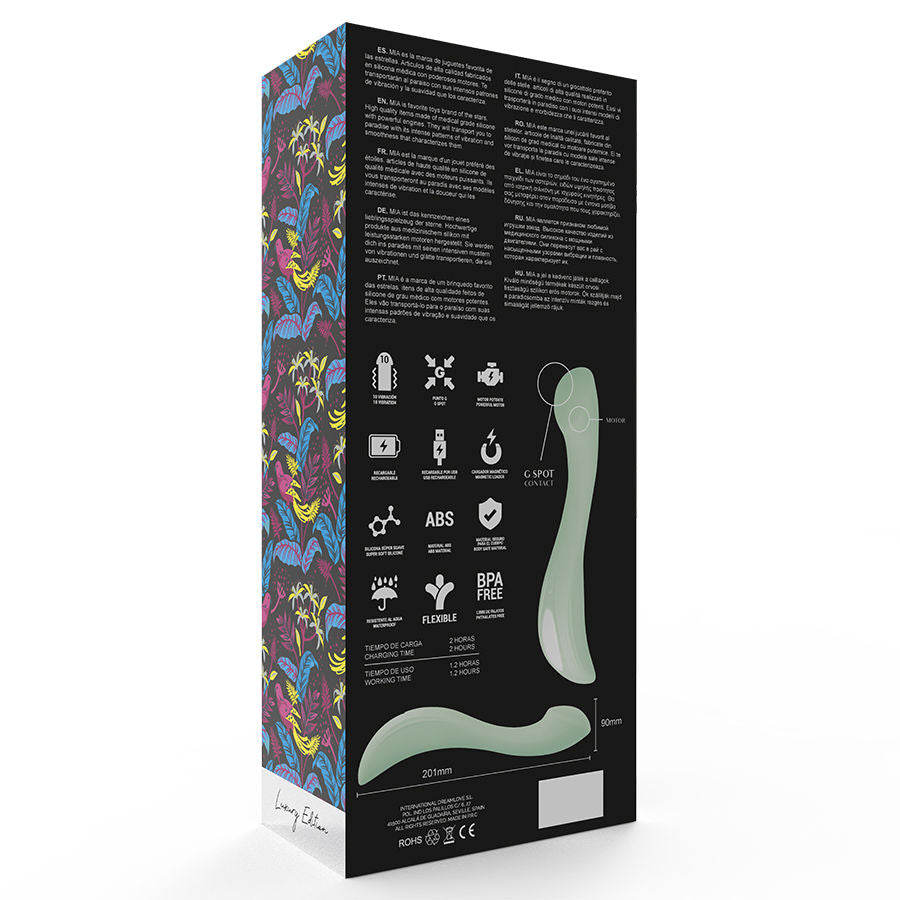 MIA - DEVON VIBRADOR PARA CHÃO PÉLVICO VERDE