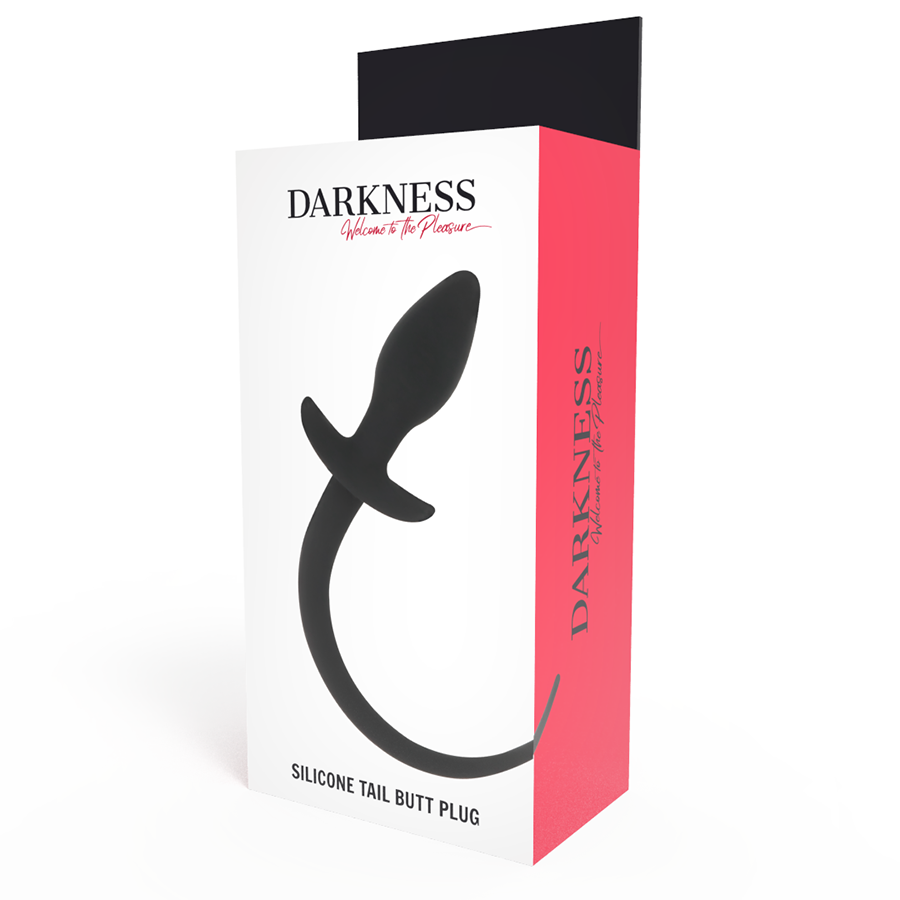 DARKNESS - PLUG ANAL EM SILICONE 28 CM PRETO
