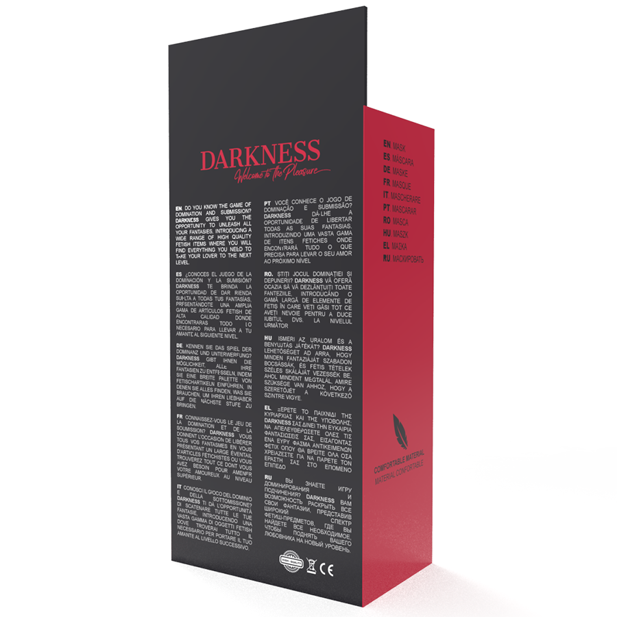 Darkness - Mscara Preta Reta