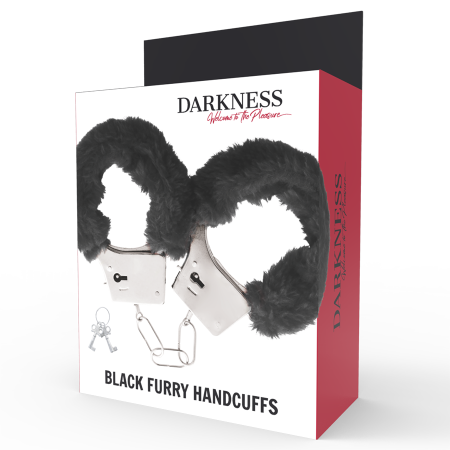 Darkness - Algemas De Metal Forro Preto