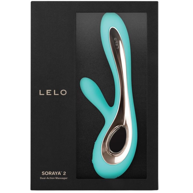 LELO - SORAYA 2 VIBRADOR RABBIT VERDE ÁGUA