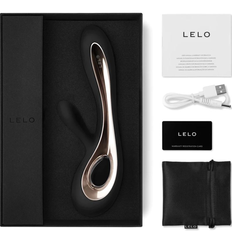 LELO - SORAYA 2 VIBRADOR RABBIT PRETO