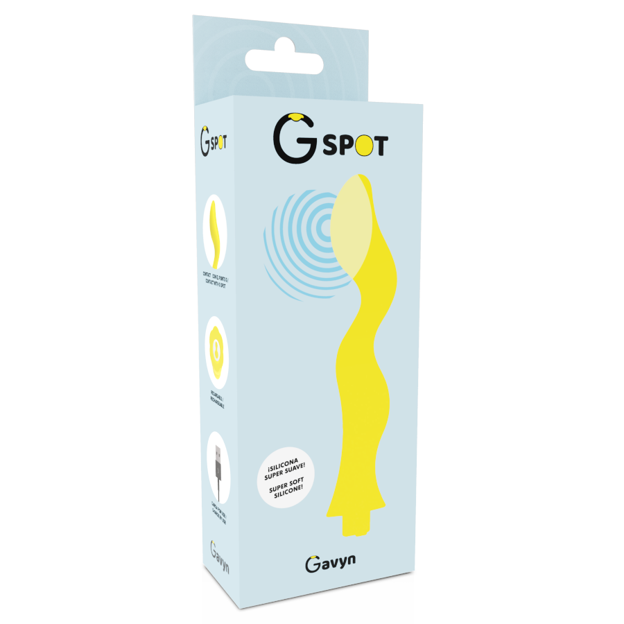 G-SPOT - GAVYN VIBRADOR PONTO G AMARELO