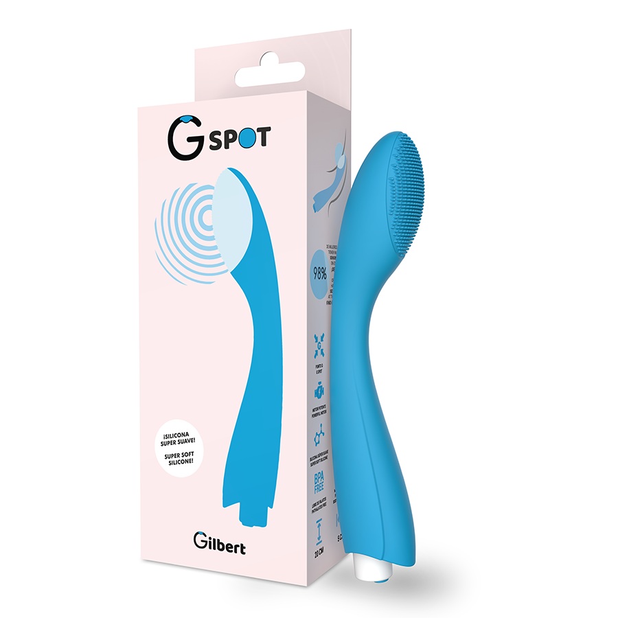 G-Spot - Vibrador Gylbert Azul Turquesa