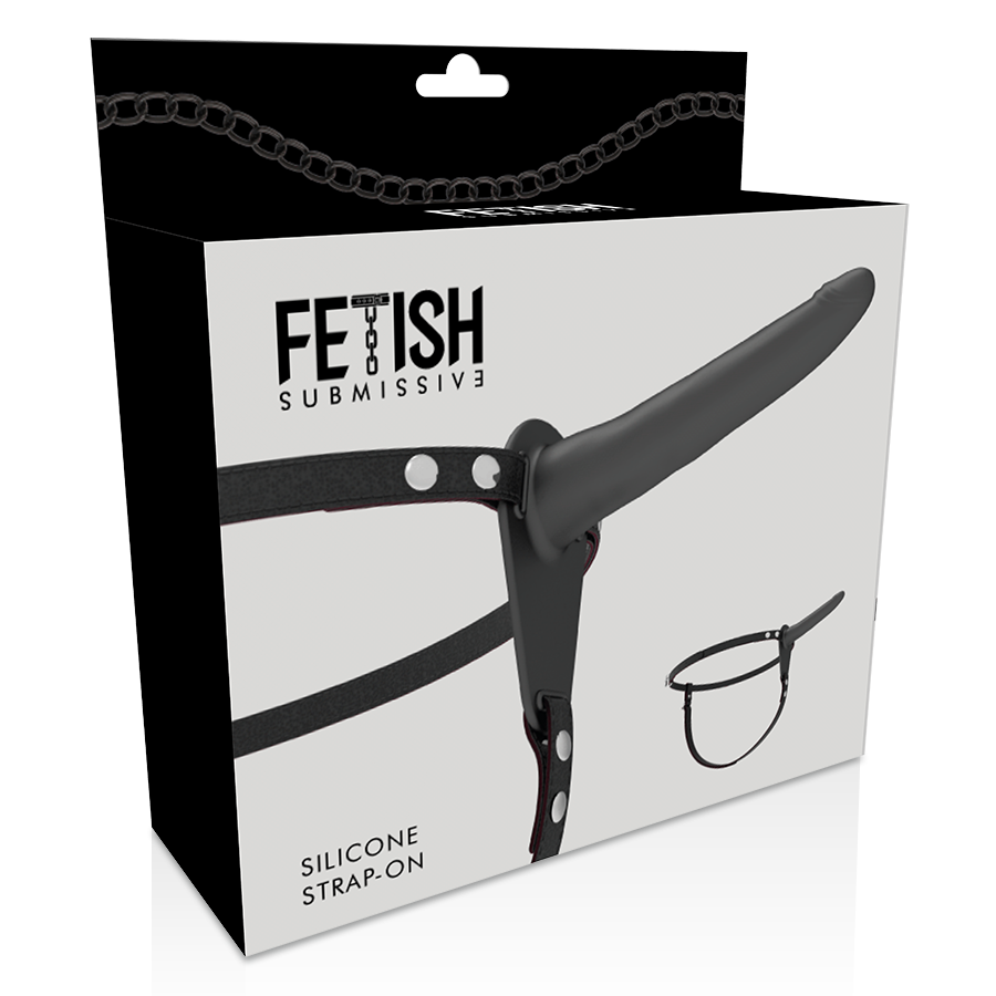 Fetish Submissive Harness - Silicone Preto 15 Cm